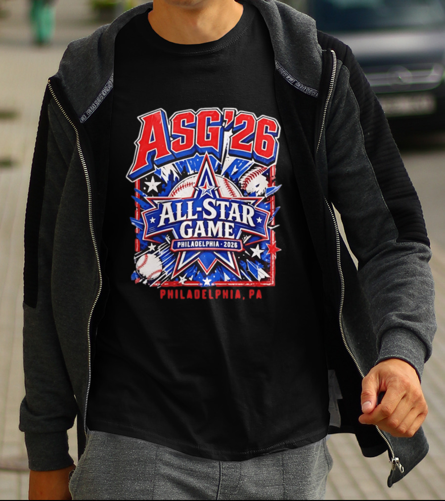 Philadelphia Phillies ASG '26 All Star Game Philadelphia PA Baseball T-Shirt