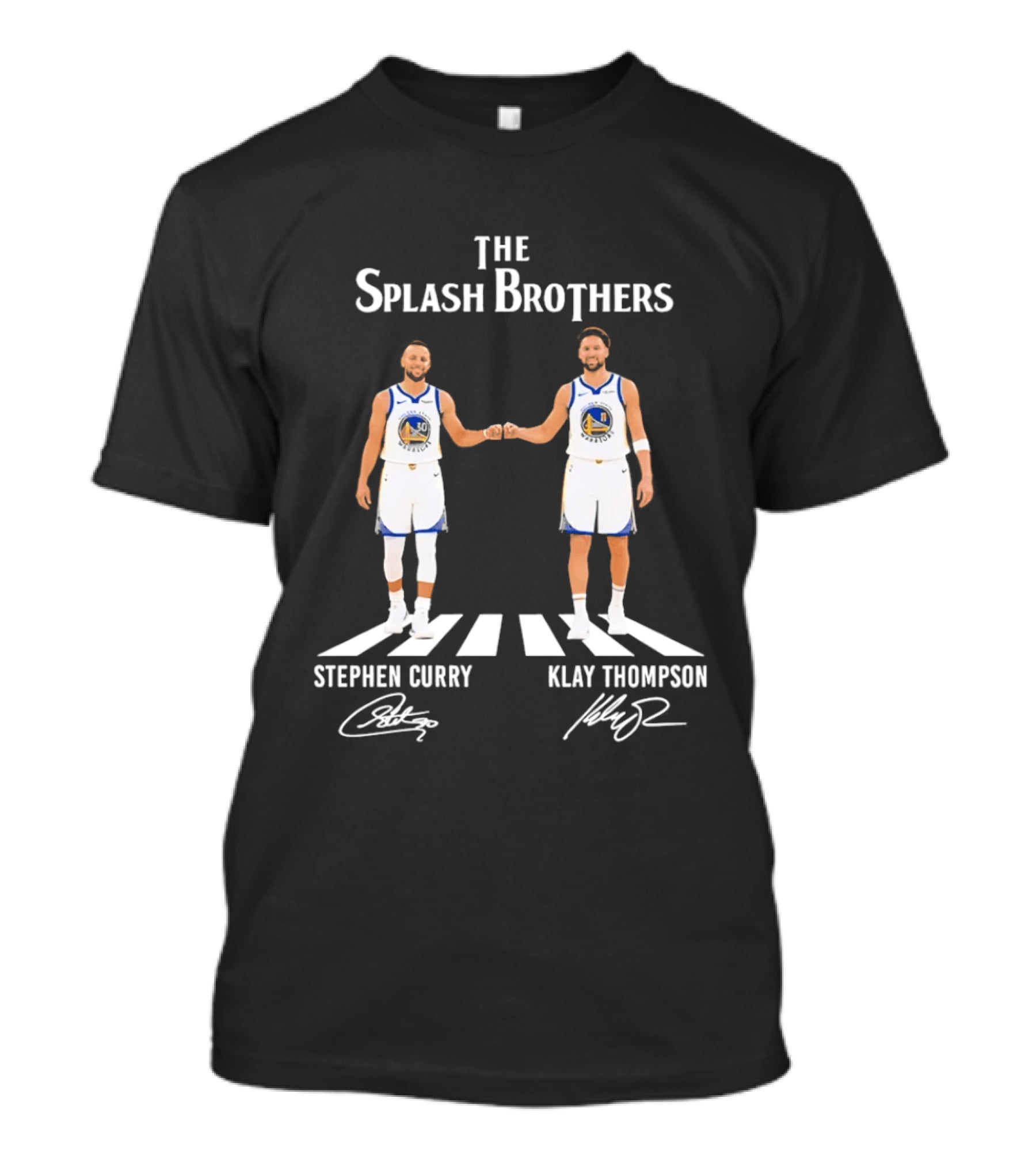 The Golden State Warriors The Splash Brothers Abbey Road T-Shirt