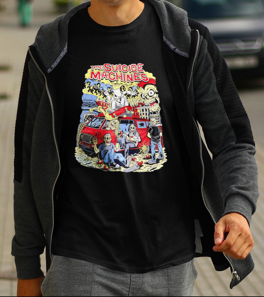 The Suicide Machines Punk Rock Zombie Van Frenzy T-Shirt