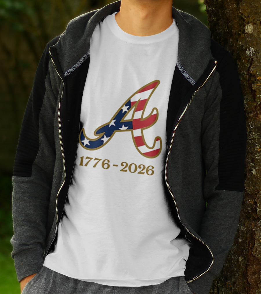 Atlanta Braves 1776 2026 250th Fourth Of July Celebration T-Shirt