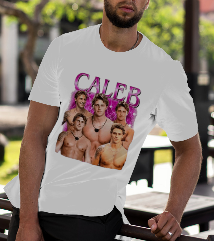 Caleb Love Island USA Reality TV Collage T-Shirt