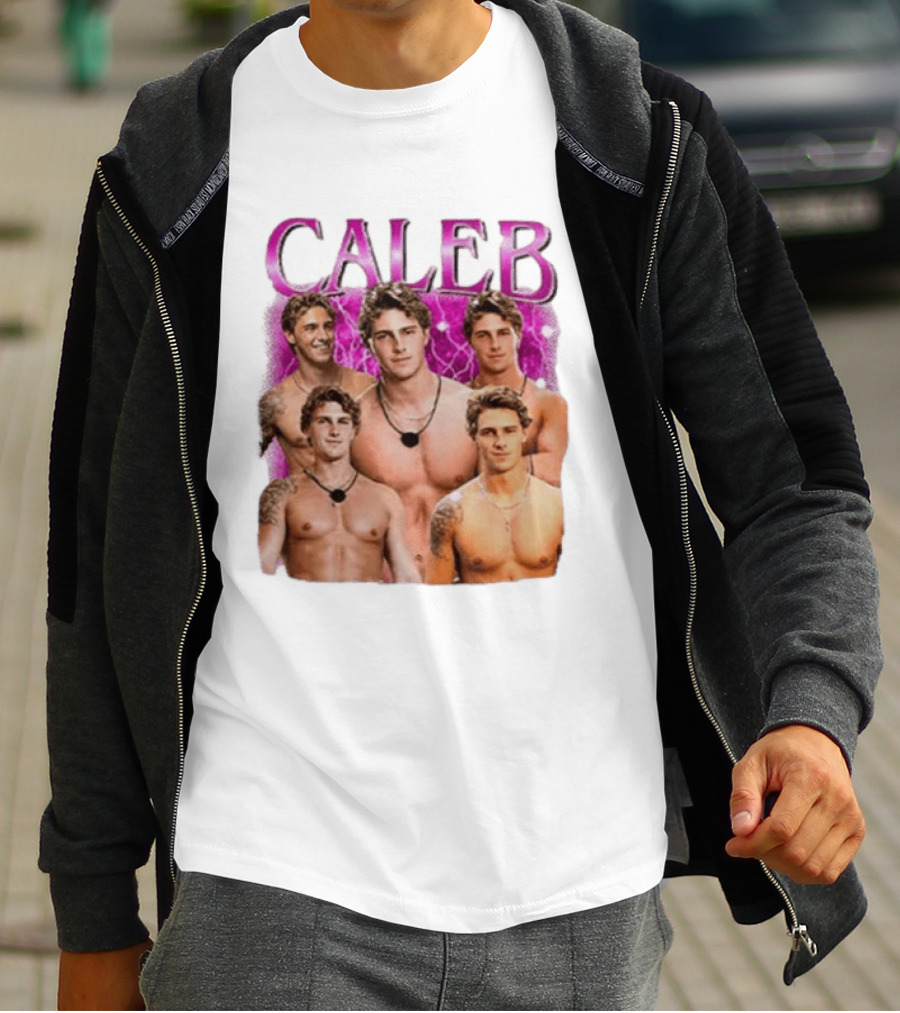 Caleb Love Island USA Reality TV Collage T-Shirt