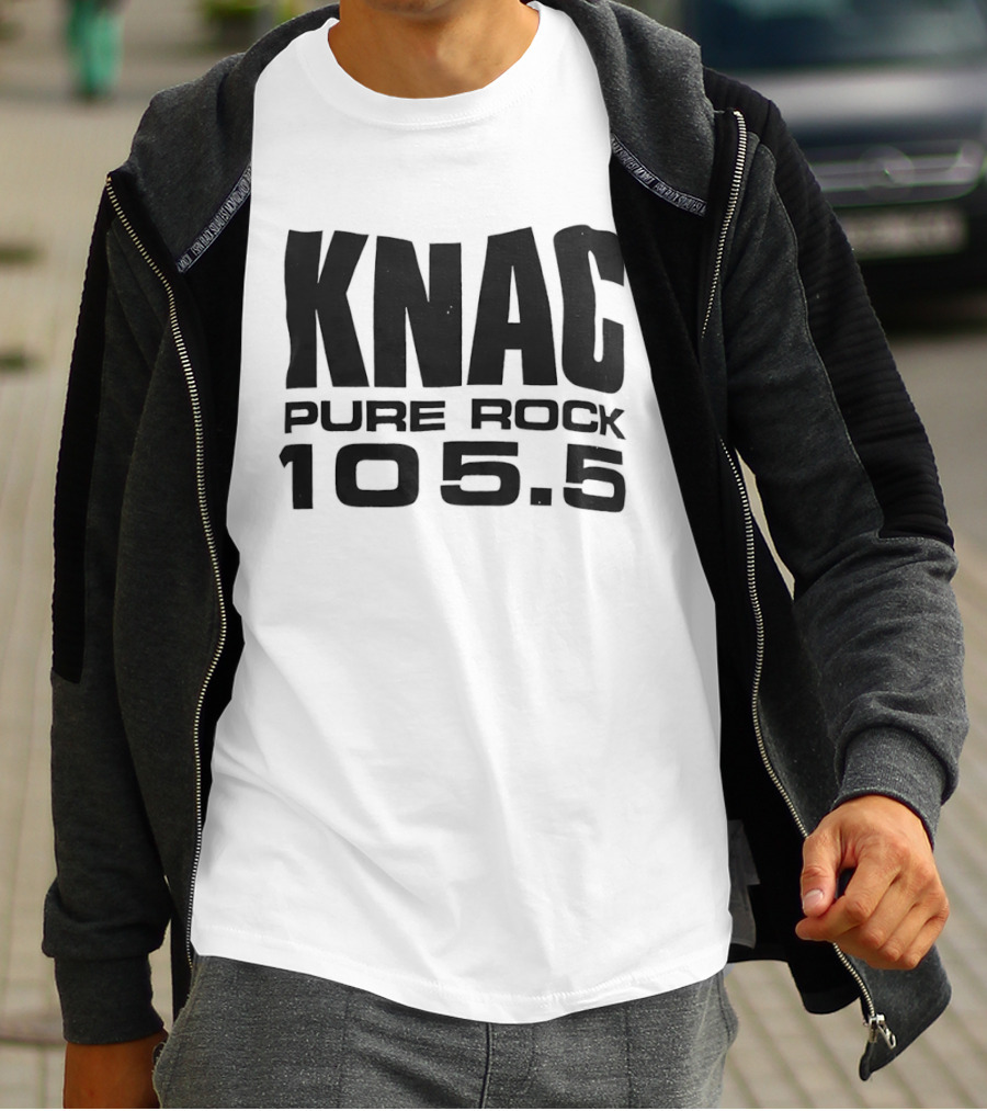 KNAC Pure Rock 105.5 Radio Station Classic Rock Fans T-Shirt