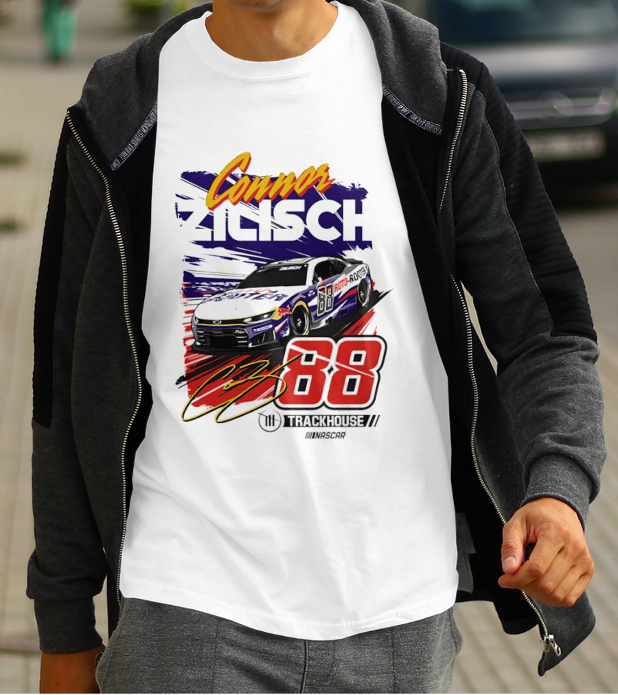 Connor Zilisch 88 Trackhouse Racing NASCAR Chevrolet Camaro Racing Apparel Merch T-Shirt