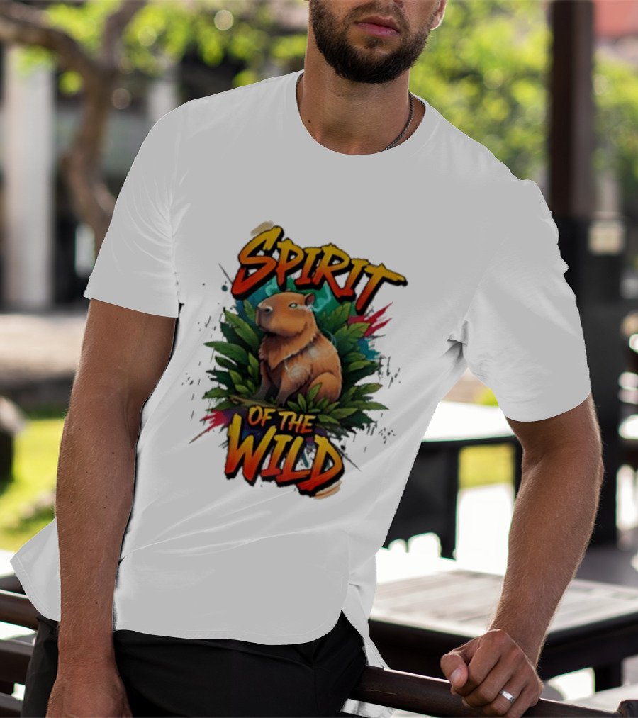 Spirit Of The Wild Capybara Nature Adventure T-Shirt