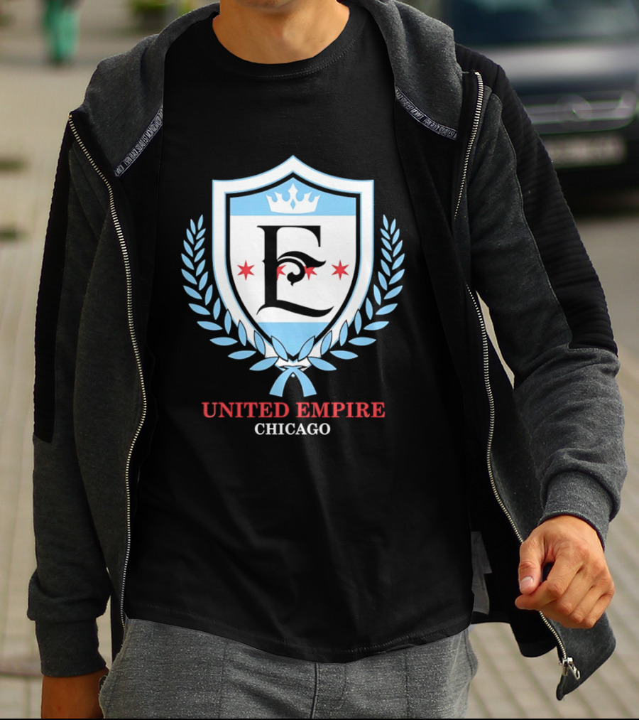 United Empire Chicago E Shield Stars Crown Laurel T-Shirt