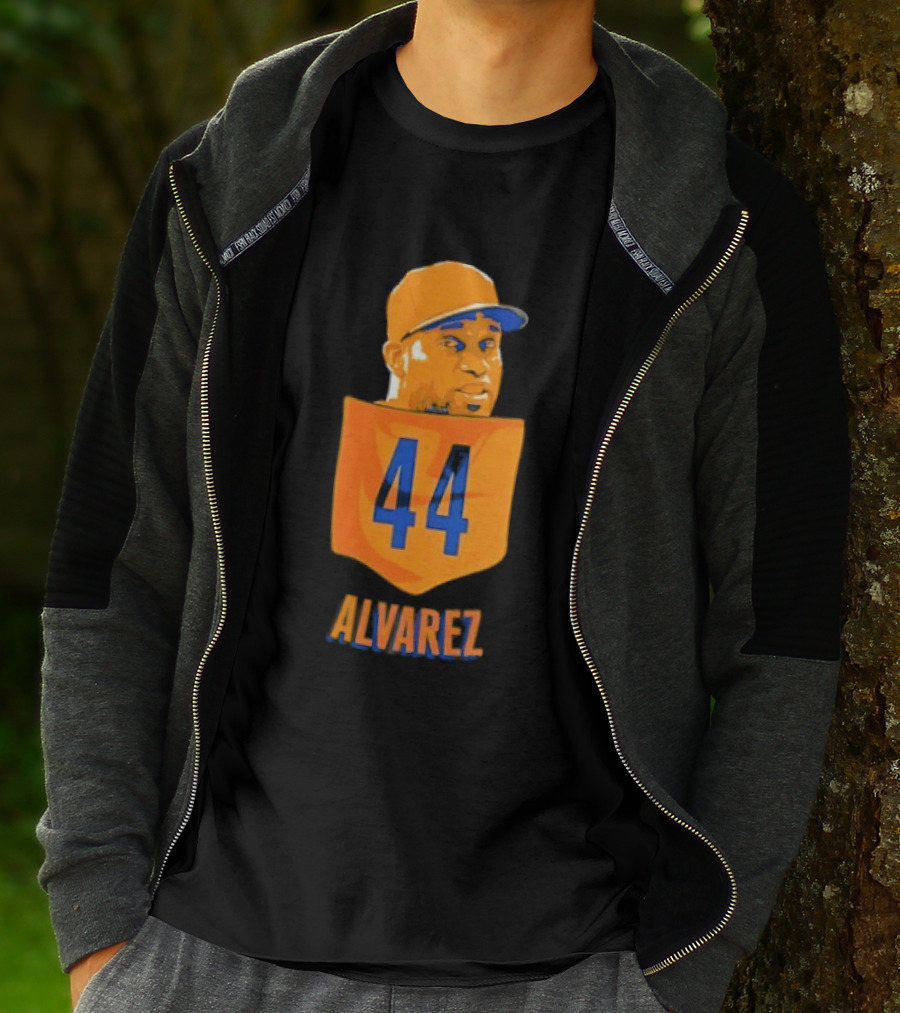 Yordan Alvarez 44 Houston Astros Baseball MLB Pocket Player T-Shirt