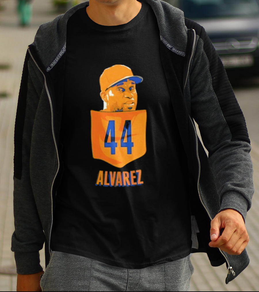 Yordan Alvarez 44 Houston Astros Baseball MLB Pocket Player T-Shirt