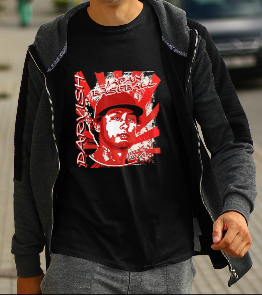 Darvish Japan Baseball MLB International Player Iconic Red T-Shirt