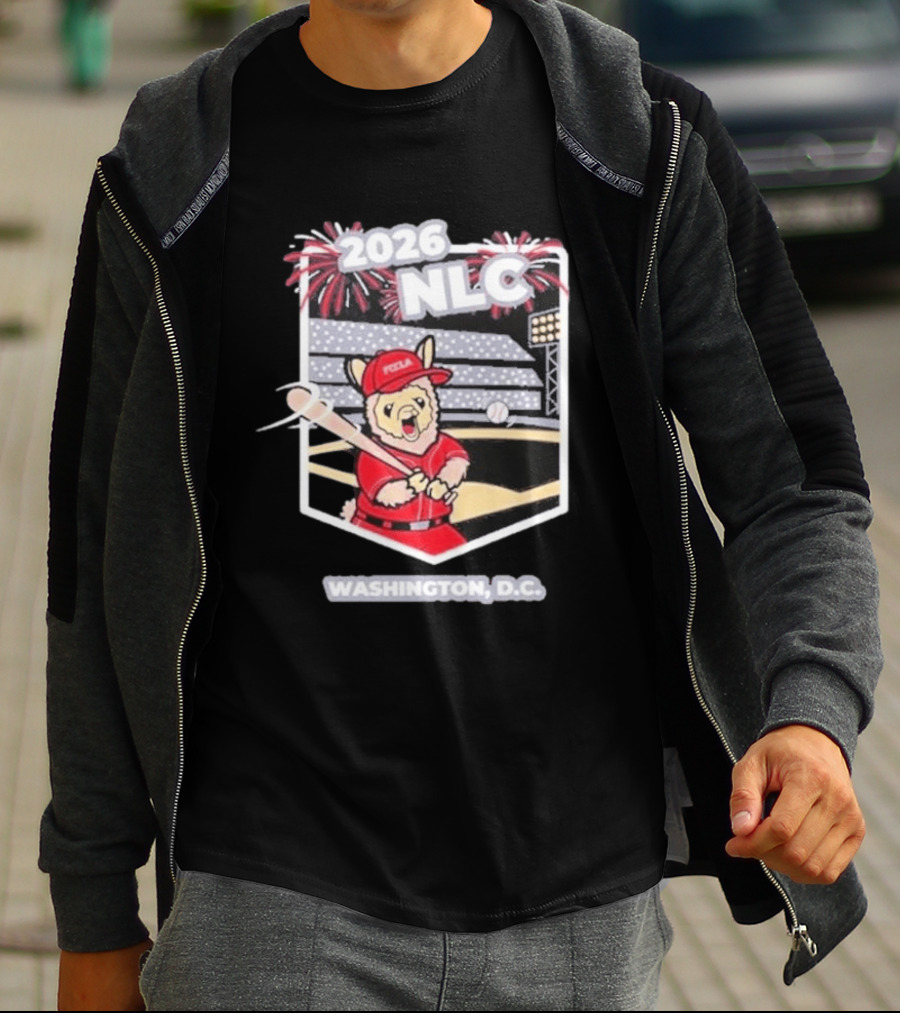 2026 NLC Baseball Llama Stadium Washington DC T-Shirt