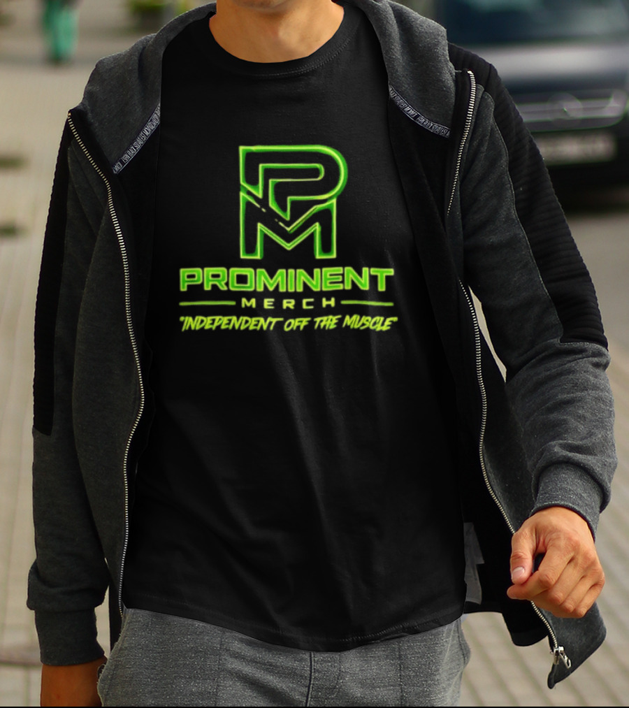 Prominent Merch Independent Off The Muscle Neon Crown T-Shirt