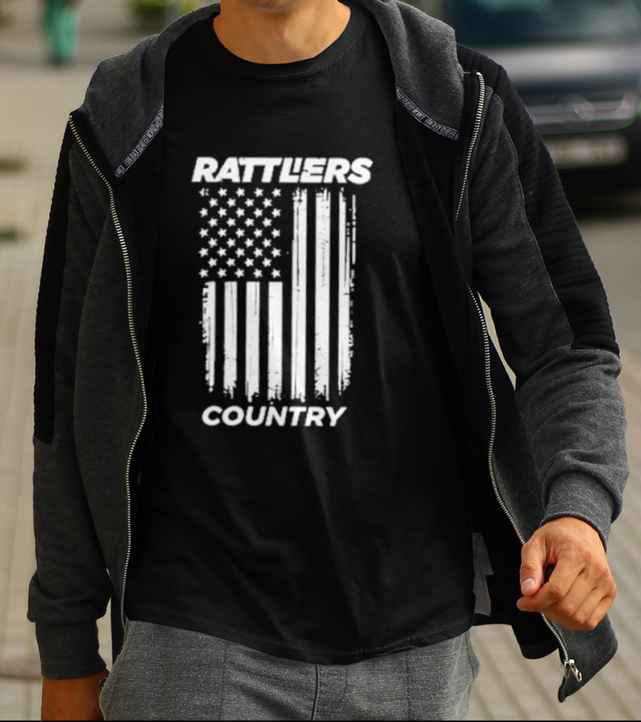 Rattlers Country American Flag T-Shirt