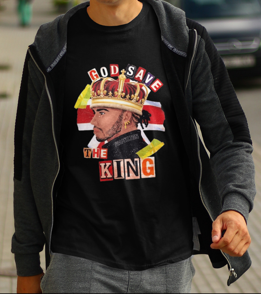 God Save The King Lewis Hamilton Crowned British Champion T-Shirt