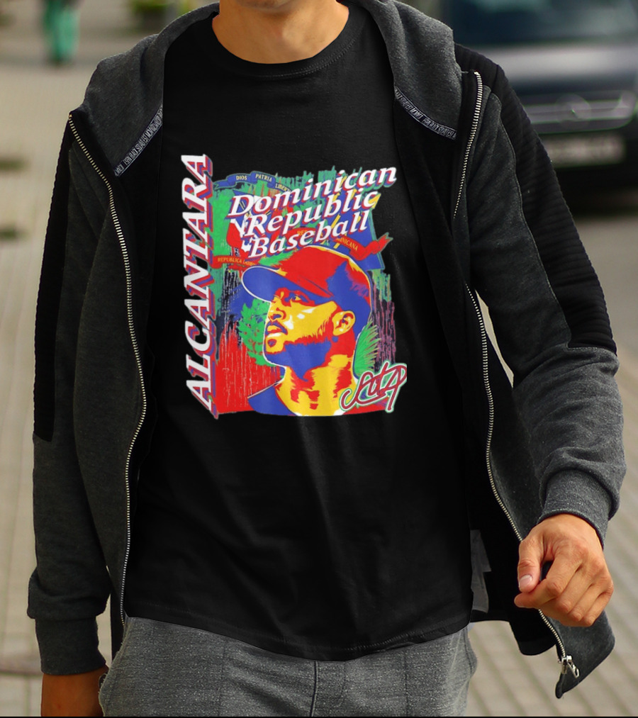 Alcantara Dominican Republic Baseball MLB Sandy T-Shirt
