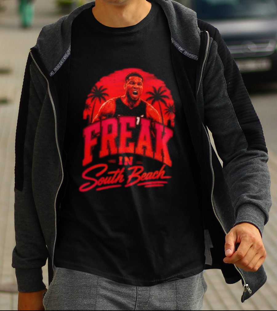 Freak In South Beach Miami Heat NBA T-Shirt