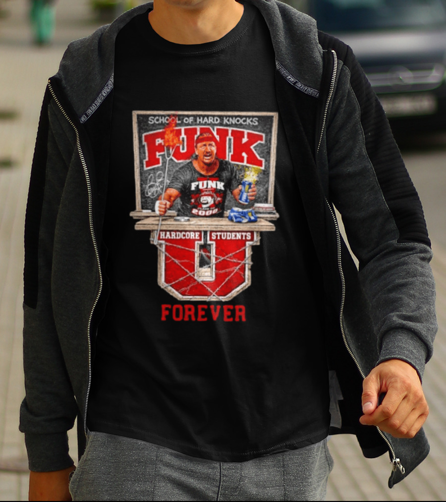School Of Hard Knocks Funk Hardcore Students Forever T-Shirt
