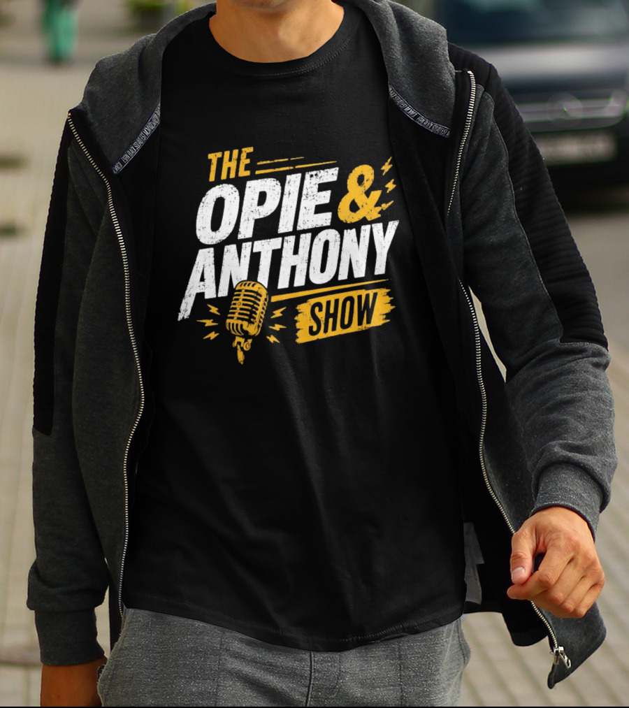 The Opie And Anthony Show Podcast Microphone T-Shirt