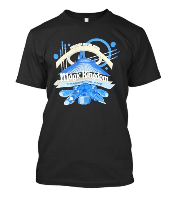 Tomorrowland Magic Kingdom Walt Disney World Spaceship And Futuristic T-Shirt