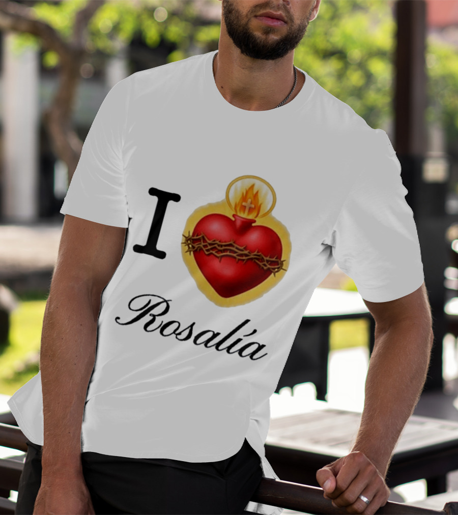 I Love Rosalía Sacred Heart T-Shirt