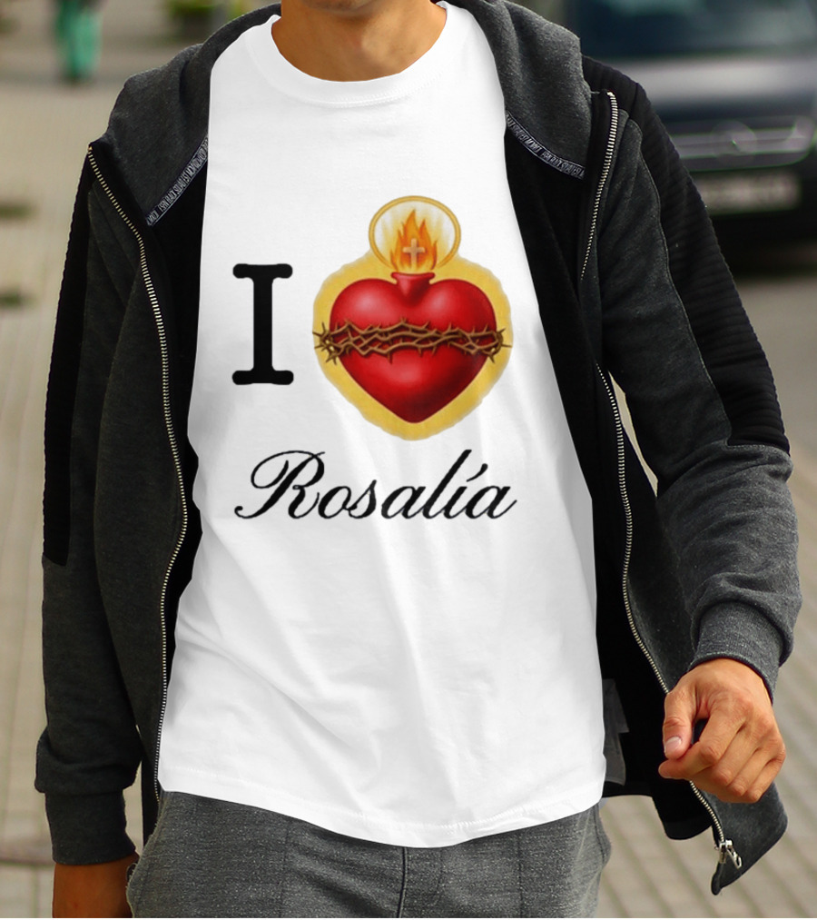 I Love Rosalía Sacred Heart T-Shirt