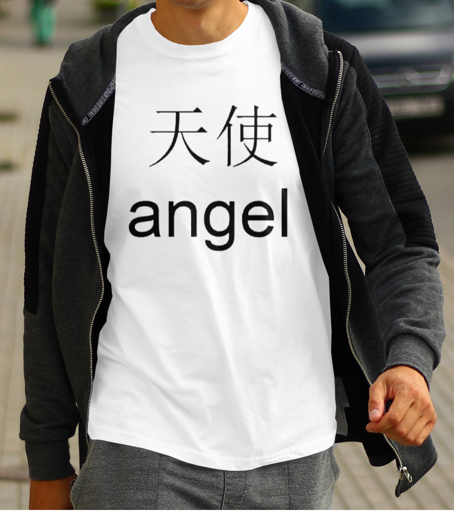Angel Kanji Japanese Celestial Spiritual T-Shirt