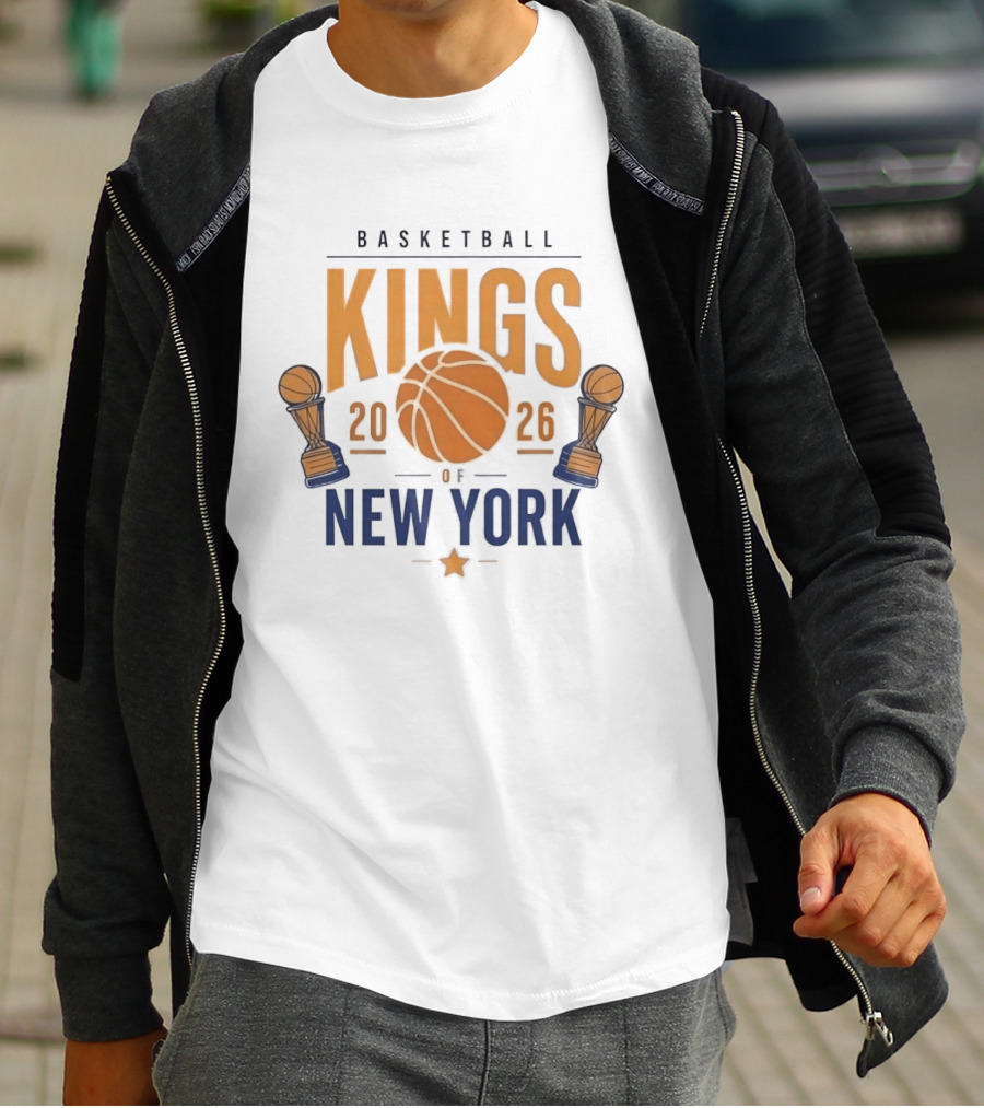 Basketball Kings 2026 Dual Trophy New York T-Shirt