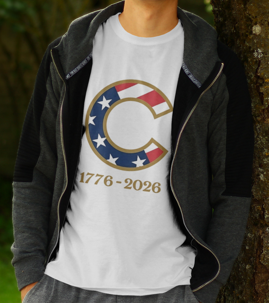 Chicago Cubs 1776 2026 Stars Stripes Fourth Of July MLB Anniversary T-Shirt