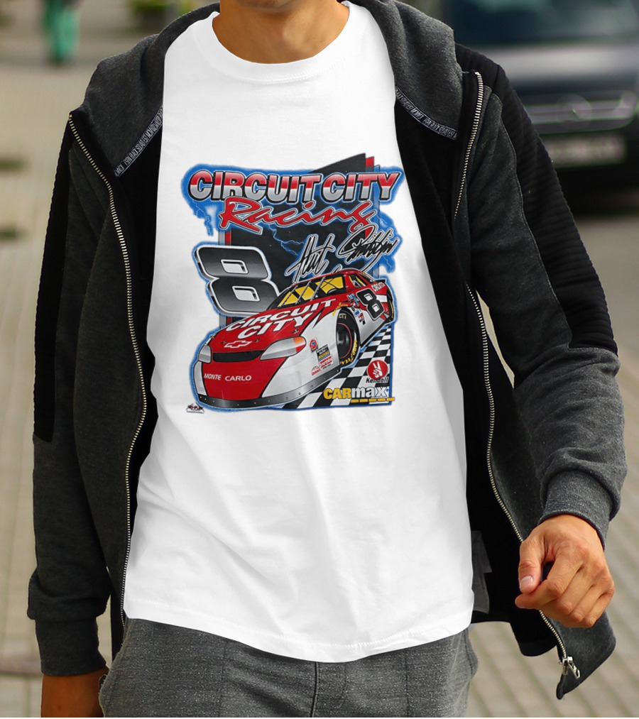 Circuit City Racing Monte Carlo 8 Chevrolet Carmax Kendall NASCAR T-Shirt
