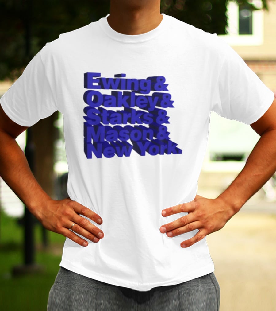 Ewing Oakley Starks Mason New York Knicks Legends T-Shirt