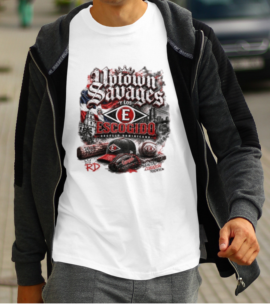 Uptown Savages Y Los Escogido Desde 1922 Orgullo Dominicano Tradición RD T-Shirt