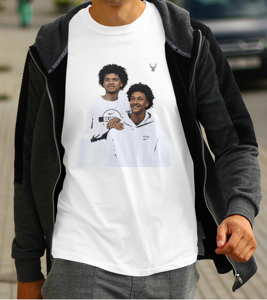 Nate Ament Brayden Burries Milwaukee Bucks Basketball Nike Step Brothers T-Shirt