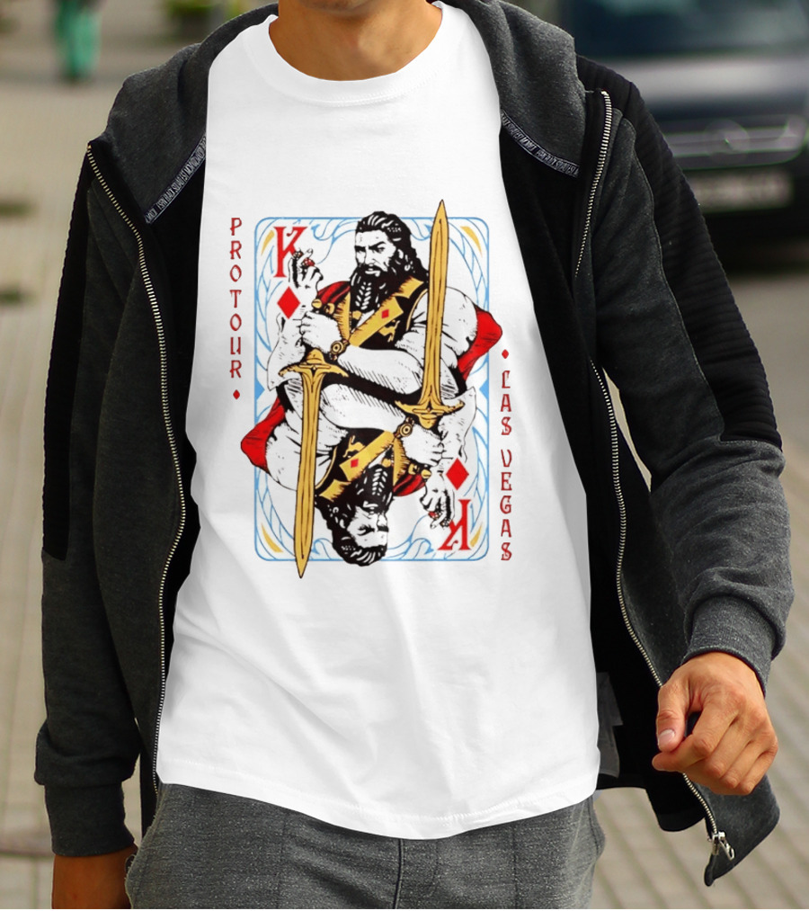 Pro Tour Las Vegas 2026 King Of Diamonds Playing Card T-Shirt