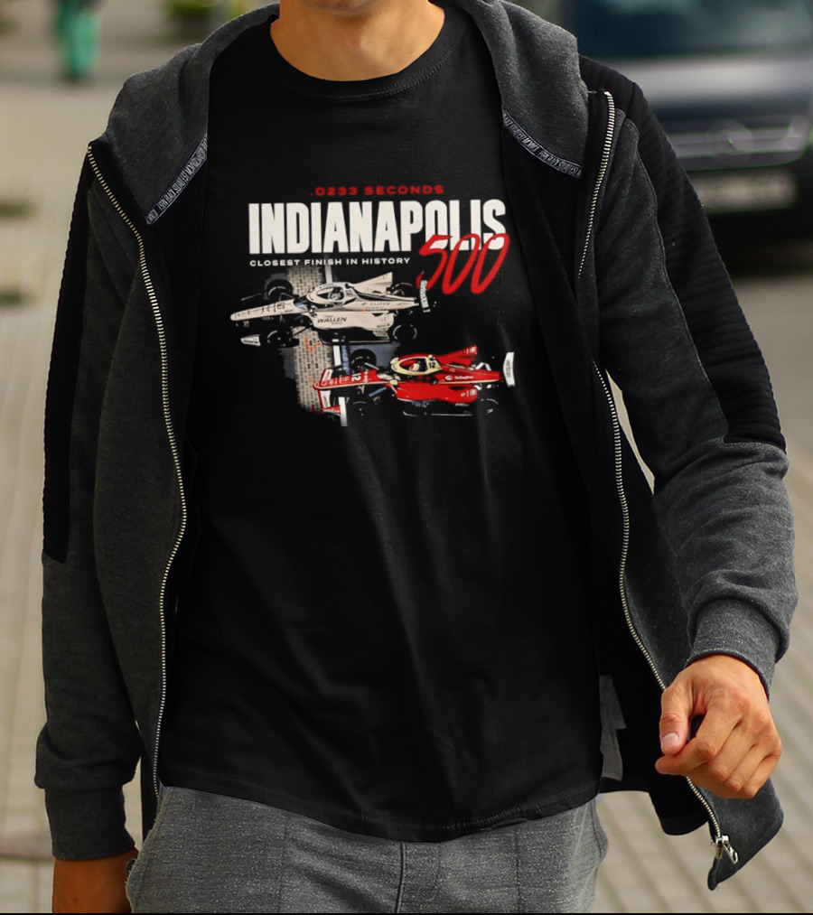 0233 Seconds Indianapolis 500 Closest Finish In History 2026 T-Shirt