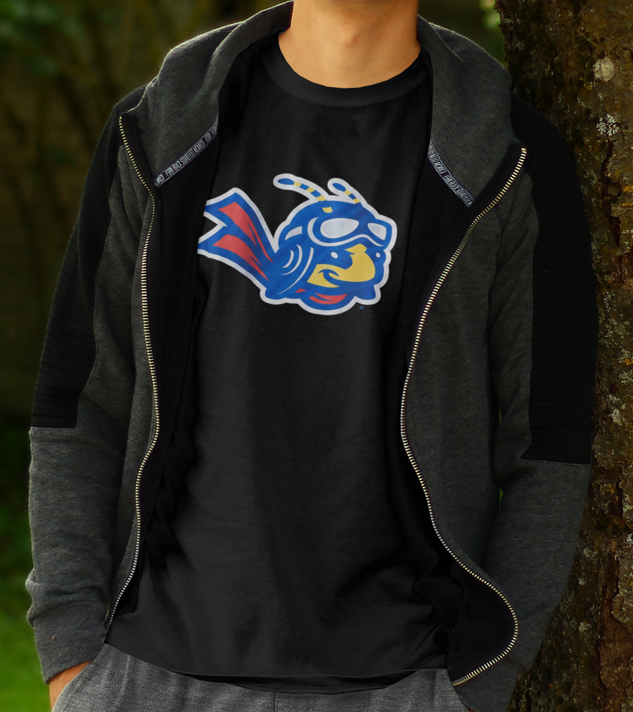 2026 Ontario Tower Buzzers Hockey Jersey Giveaway Buzzing Bee Icon With Aviator Hat And Cape T-Shirt