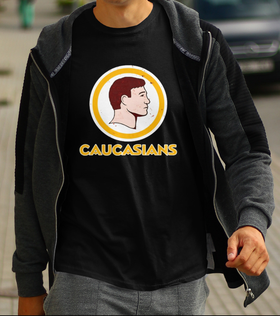 Caucasians Satire Humor Sports Team T-Shirt