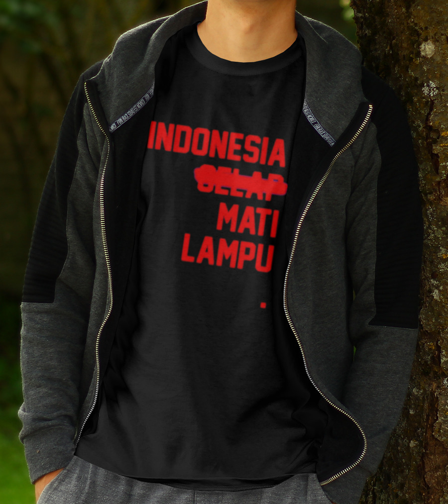 Indonesia Gelap Mati Lampu Blackout T-Shirt