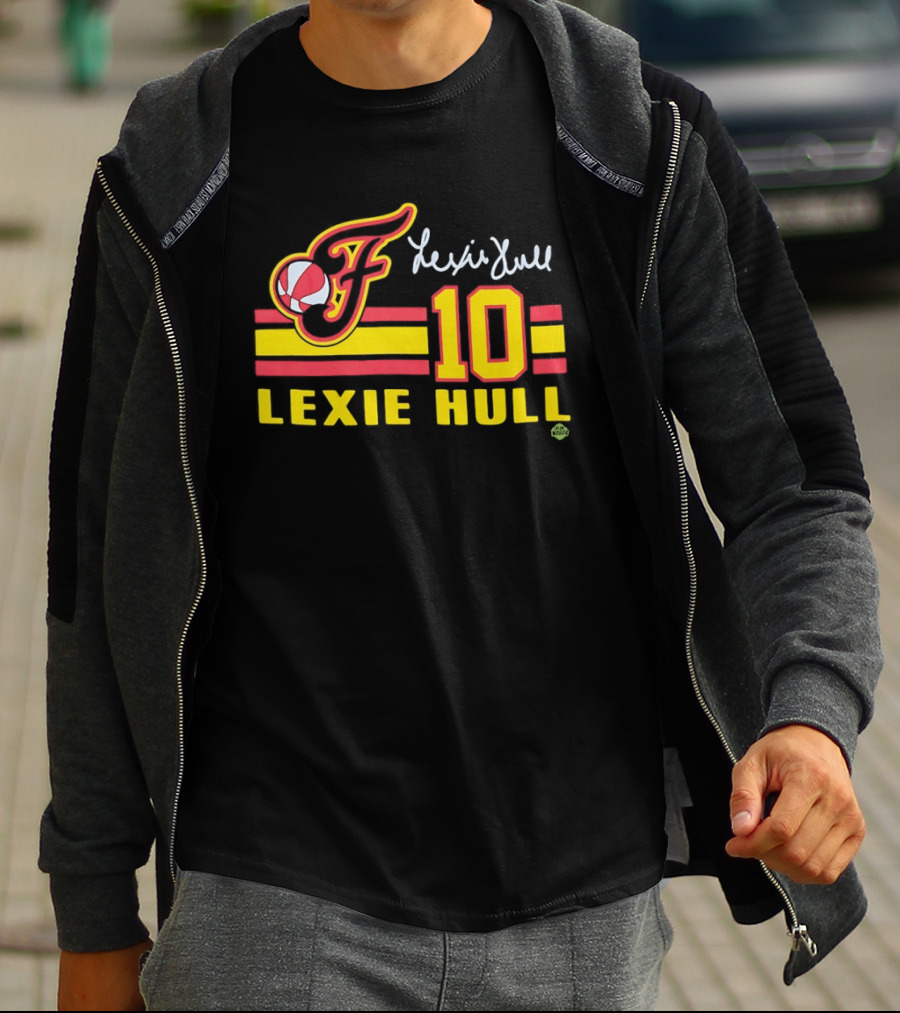 Lexie Hull 10 Indiana Fever WNBA Basketball T-Shirt