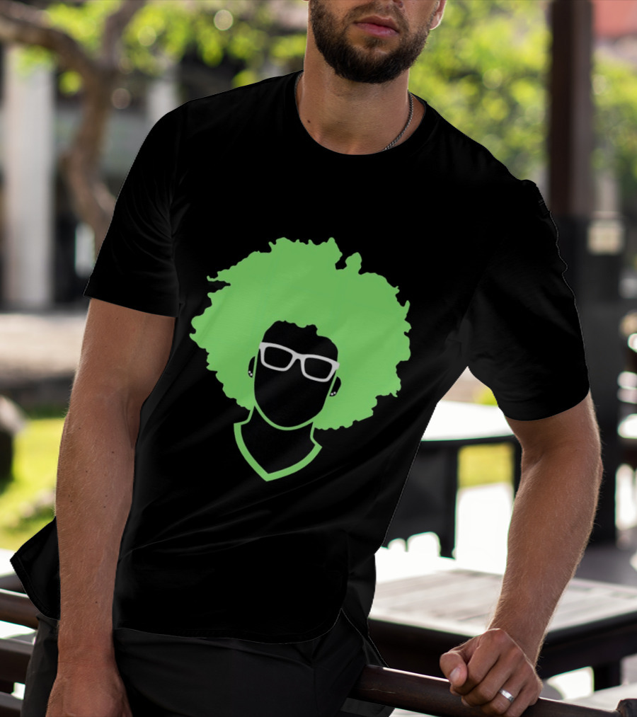 Olivia Miles Neon Afro Glasses Outline Minnesota Lynx T-Shirt
