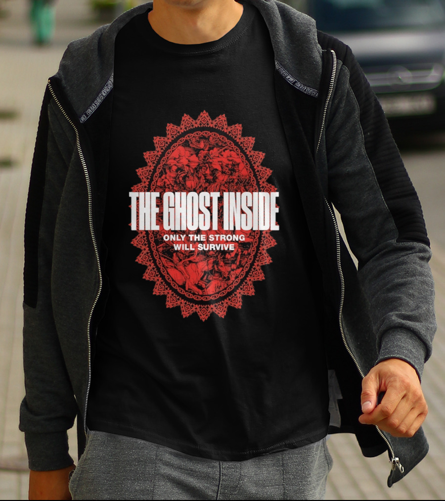 The Ghost Inside Only The Strong Will Survive Red Oval T-Shirt