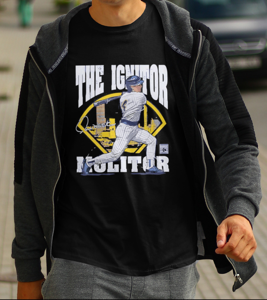 Paul Molitor The Ignitor Milwaukee Brewers HOF Baseball Legend T-Shirt