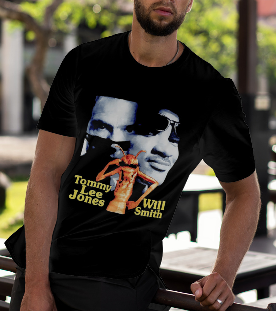 Tommy Lee Jones Will Smith Alien Men In Black T-Shirt