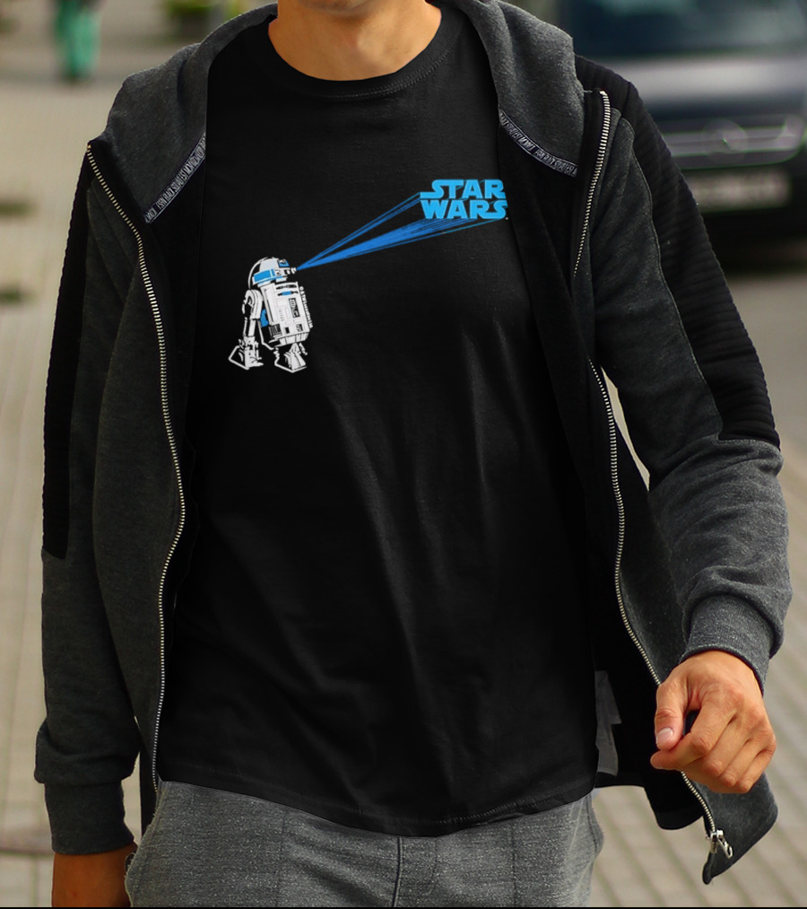 Star Wars R2D2 Projection T-Shirt