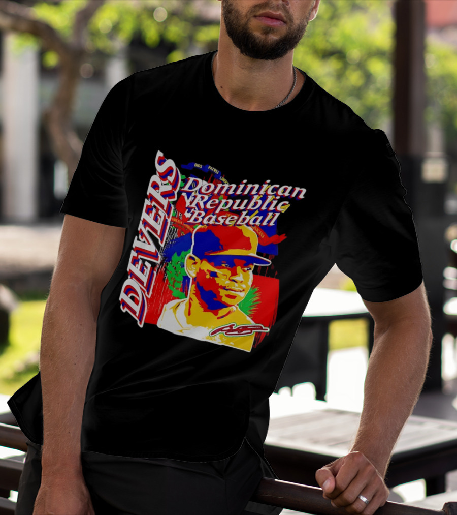 Rafael Devers Dominican Republic Baseball Boston Red Sox T-Shirt