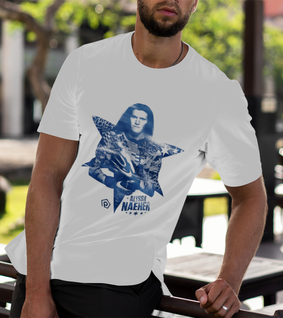 Alyssa Naeher Chicago Stars FC Blue Star T-Shirt