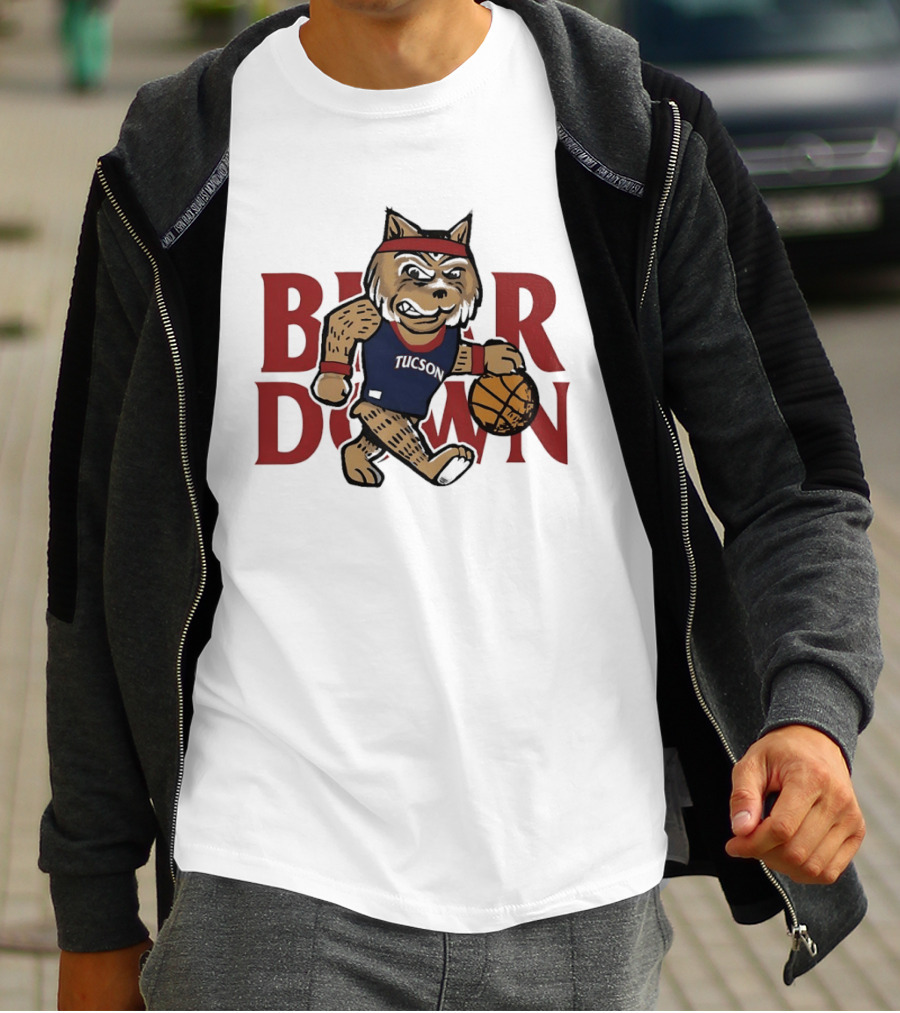 Bear Down Tucson Wildcats Basketball T-Shirt