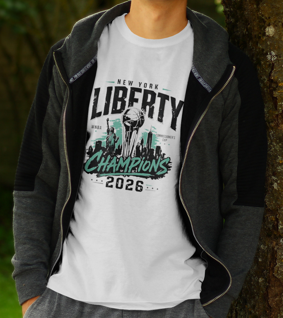 New York Liberty WNBA Champions 2026 T-Shirt