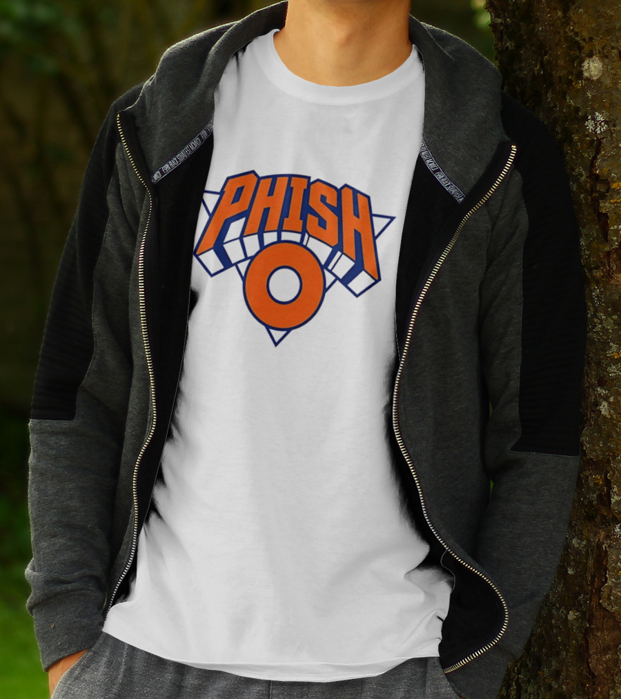 Phish New York Knicks NBA Basketball Triangle Circle T-Shirt
