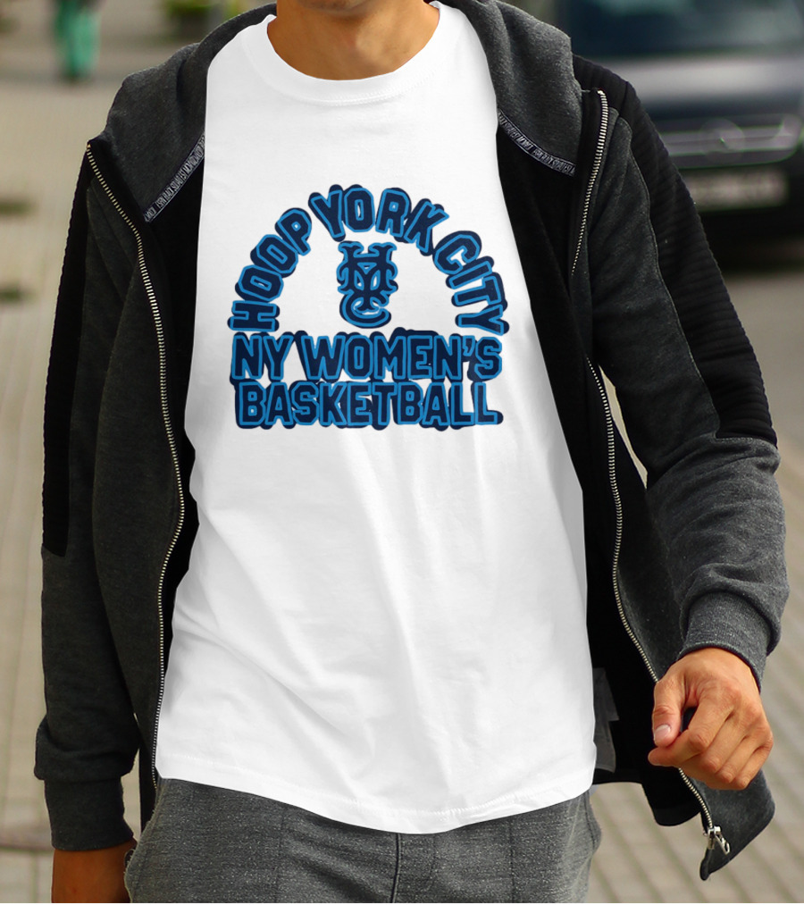 Hoop York City NY Women's Basketball New York Knickerbockers Basketball T-Shirt