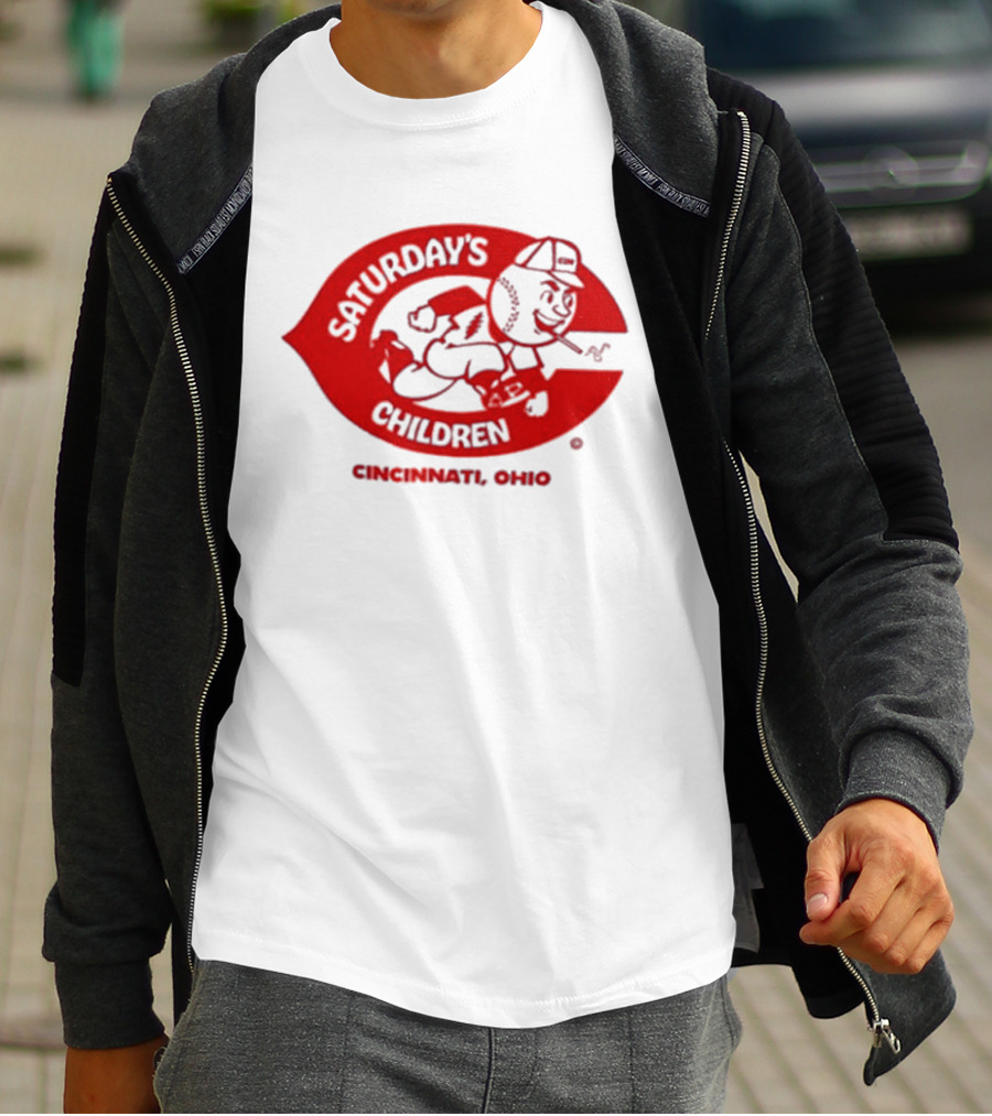 Saturday's Children Cincinnati Ohio Baseball T-Shirt
