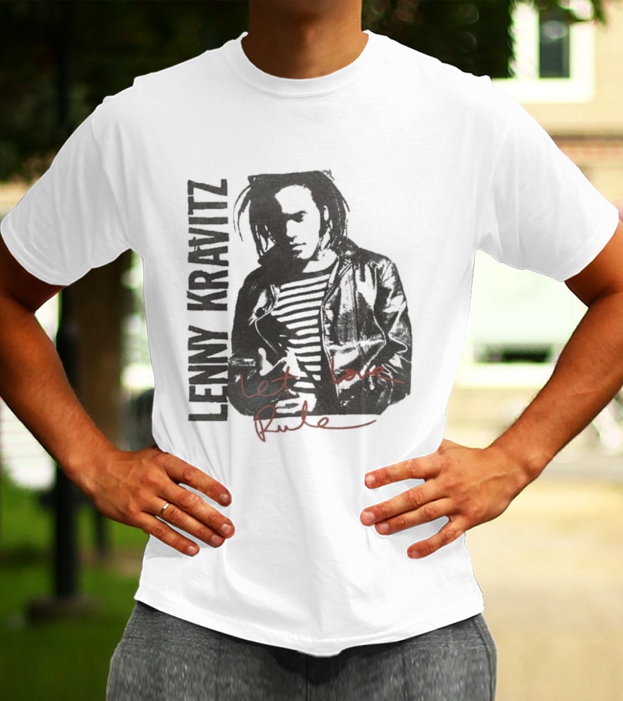 Lenny Kravitz Let Love Rule High Contrast T-Shirt